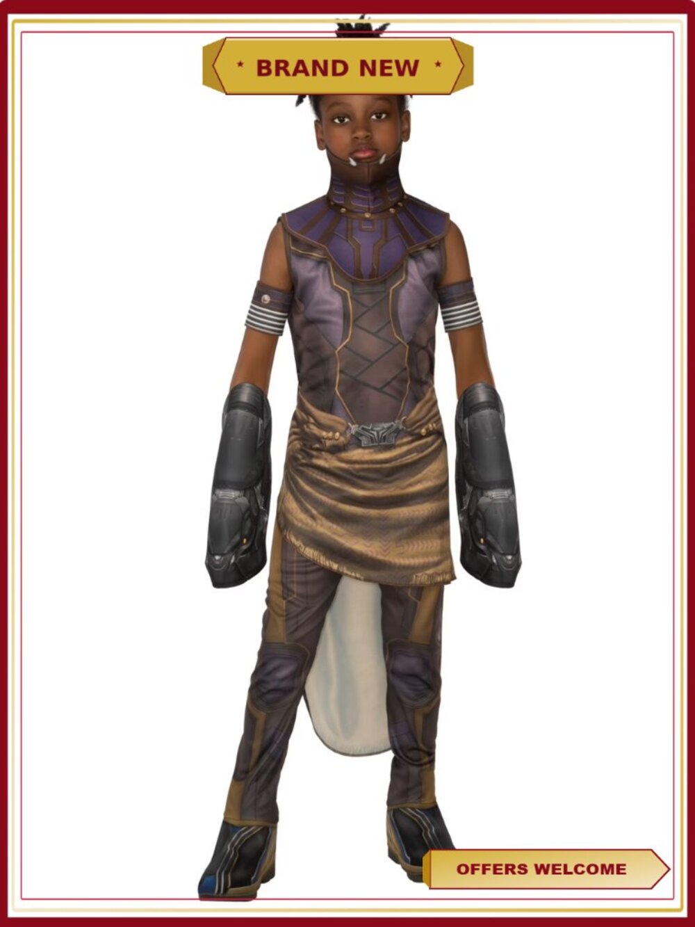 Marvel Black Panther Shuri Girls Deluxe Costume Size M